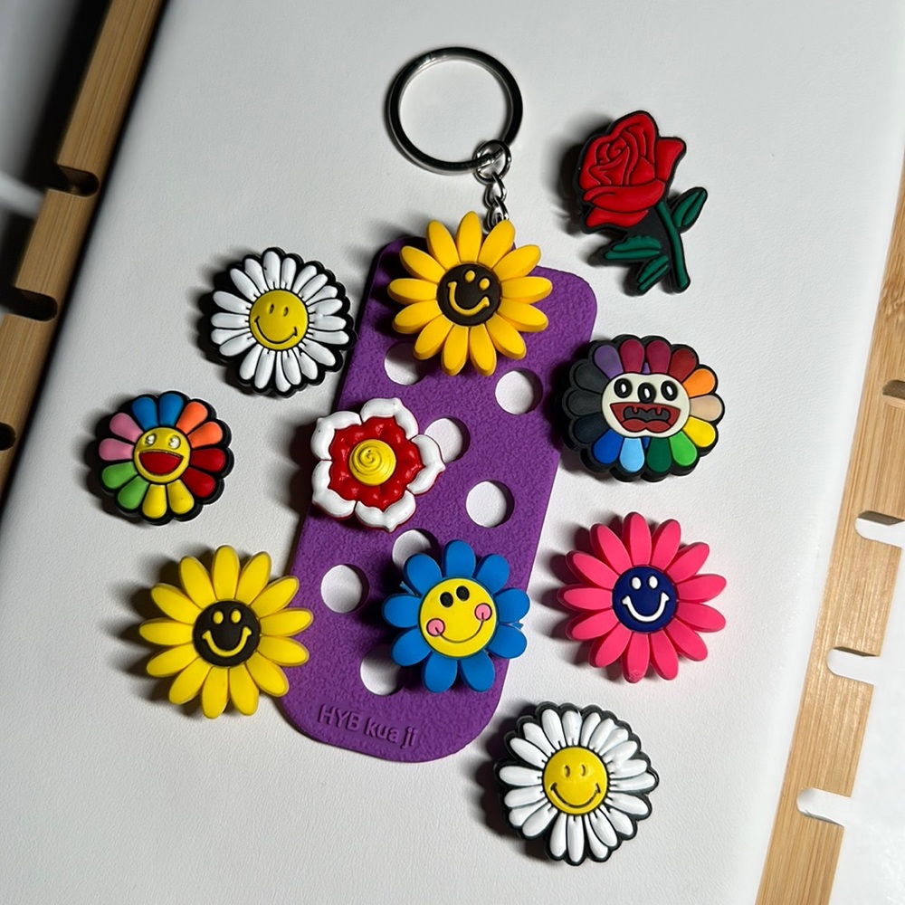 Croc Charms Flowers Selection - #114